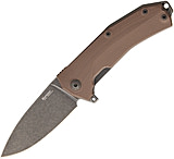Image of Lionsteel KUR Linerlock Br Stonewash Folding Knife