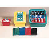 Image of Magic Touch Icewear Insulated Ice Pans, Magic Touch Icewares 4430/11 Rectangular Test Tube Racks With Large Holes