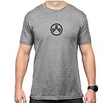 Image of Magpul MAG1115-041-XL Icon Logo Stone Gray Heather Cotton/Polyester Short Sleev