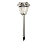 Image of Malibu Brushed Nickel Solar Walk Light - 8 Pk