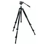 Image of Manfrotto 055 CF Tripod View-3 Section and 701HDV Pro Fluid Video Mini Head