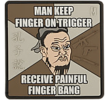 Image of Maxpedition Finger Bang PVC Morale Patch