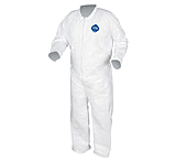 Image of MCR Safety DuPont Tyvek Coverall with Collar, Zipper Front, Open Sleeves and Ankles