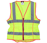 Image of MCR Safety Hi Vis Reflective Safety Vest, ANSI Type R Class 2, Mesh with 2in Silver Stripes, Safety Vest Fitted for Women