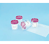 Image of Medegen Medical Specimen Containers, Polypropylene, with Caps PC8827-103S Sterile, Individually Wrapped, Case of 100