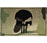 Image of Merica Life Reflective Fabric Skull Patch