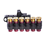 Mesa Tactical SureShell Carrier and Reflex Red Dot Sight Mount, Benelli M2 Tactical, Polymer, 6-Shell, 12 Gauge, Trijicon RMR, 4.5 in, Black, 95240