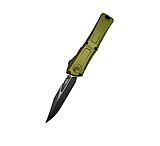 Image of Microtech Combat Troodon Gen III Bowie Black Standard 4in Automatic Folding Knife
