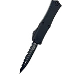 Image of Microtech Hera II Mini D/E Black Full Serrate 2.9in Folding Knife