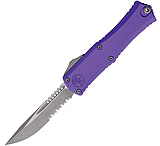 Image of Microtech Hera II Mini S/E Stonewash Part Serrate 2.9 Folding Knife