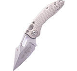 Image of Microtech Stitch Auto S/E Stonewash Part Serrate 3.75in Folding Knife