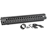Midwest Industries 15in Combat Rail T-Series One Piece Free Float Handguard, Black, MI-CRT-15.0