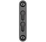 Image of Midwest Industries MWI M-Lok To KeyMod Adapter 2 Slot Black MI-M2K2