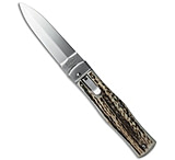 Image of Mikov 241 Predator Lever Lock Automatic Knife Stag 3.75 Polish 2CD4449E