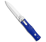 Image of Mikov 241 Predator Leverlock Automatic Knife Blue w/Pocket Clip 3.75 Polish 4C06C4D8