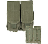MIL-TEC M4/M16 Double Magazine Pouch, Olive Drab, 6.3 x 2 x 6.7, 13496601