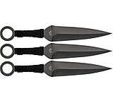 Image of Master Cutlery 3pc Fixed Blade Throwing Knife Set, 5in Double Edge