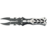 Image of Master Cutlery Double Turbo Linerlock Folding Knife, 4.875in closed