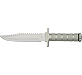 Image of Master Cutlery Survival Black Fixed Blade Knife, 6.75in