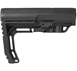 Mission First Tactical AR-15 Battlelink Minimalist Stock, Military For Mil Spec, Size 1.148 Diameter Receiver Extensions, Black, BMSMIL