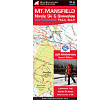 Image of Map Adventures: Mt. Mansfield Nordic Ski &amp; Snowshoe Waterproof Trail Map