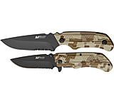 Image of Mtech Fixed Blade-Linerlock Combo Knives