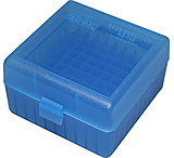 Image of MTM 100 Round Blue Small Rifle 17/223 Caliber Ammo Box