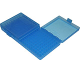 MTM Ammo Box 9mm Luger/.380acp /9x18 200-rounds, Clear Blue, P200924