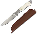 Image of Mustang Montana Fixed Plain Edge Blade Knife w/ Ersatz Ivory Handle