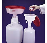 Image of Nalge Nunc Safety Waste Systems, NALGENE 6378-0004 Replacement Funnels Safety Waste Funnel And Lid For 73520-202