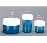 Image of Nalgene Straight-Sided Polycarbonate Jar, Blue, 4 oz