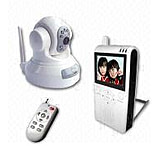 Image of Naxos Wireless Remote Control Surveillance Baby-Monitor Color Camera Kit 860Q