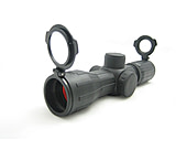 Image of NcSTAR Illuminated Compact Rifle Scope - 4x30E Ill. Red / Green / Rubber Scope / Ruby / Rings SEECR430R Rifle Scope