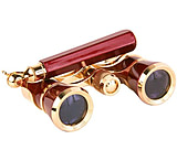 Image of LaScala Optics IOLANTA Lorgnette Opera Glasses - 3x25 Central Focusing Binoculars with Handle