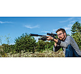 Image of Night Force NXS 2.5-10x32 w/ .10MR Zero Stop Elevation Rifle scope with Velocity Reticle