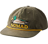 Image of Nomad Mallard Flat Bill 5 Panel Rope Style Moss Osfm