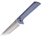Image of North Mountain Blade Chop 2 Button Lock Micarta Blu