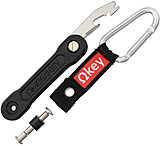 Image of OMEGAKEY Key Organizer Lifesaver Black Fixed Blade Knife
