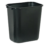 Image of Rubbermaid 28-1/8qt. Wastebasket Black R 640-2956-BLA
