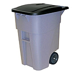 Image of Rubbermaid Gray 50 Gal Brute Rollout C 640-9W27-G
