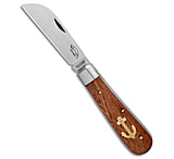 Image of OTTER-Messer Small Anchor Knife Sapeli Wood 2.75 SatinDISCOUNT* 258E2C10