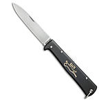 Image of OTTER-Messer Otter Mercator Cat Lockback Folding Knife Black Stainless Steel 3.5 Satin CS BAF95631