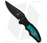 Image of Paragon Custom Turquoise 3.50in Automatic Folding Knife