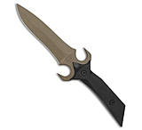 Image of Paragon A-2 Fighter Fixed Blade Knife Dagger Black Aluminum 5.5 Tan 80F89A8E