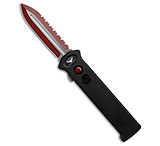 Image of Paragon Para X Auto OTF Knife Black Alum 3.75 Red Serr PARAXSPBCRBSE 7EA02C91