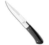 Image of Paragon Tommy Lee Clip Point Boot Knife Black Micarta 7E983F15