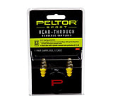 Image of Peltor Sport Hear Through Reusable Earplugs