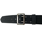Image of Perfect Fit 2.25in 4 Row Stitching Sam Browne Leather Belt w/ Chrome Buckle