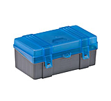 Plano 50 Count Rifle Ammo Case with Hinged Cover, .308 Winchester, Dark Gray/Transparent Blue, PMC122950