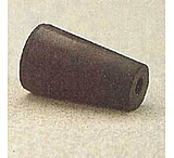Image of Plasticoid Black Rubber Stoppers, One-Hole 7--M291, Pack